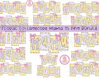 Floral Mama 15 png bundle, Quilt Patchwork Mama Png, Retro Mama png, Mama png, Mini png, Wife Floral png, Grandma Nanny Lolli Aunt Mamaw Png