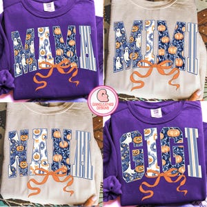 Halloween Lace Mama Bundle png, Fall vibes Png, fall png, Retro Fall Png, Preppy Halloween Png, Mama Mimi Png, Preppy Fall, Ditsy Floral Png