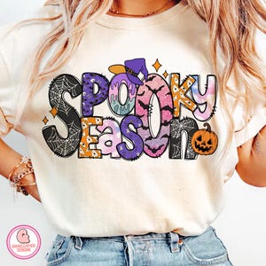 Spooky Season png, Spooky vibes png, glitter halloween png, Halloween Png, Halloween Sublimation Design, Retro Halloween Png,Halloween Shirt
