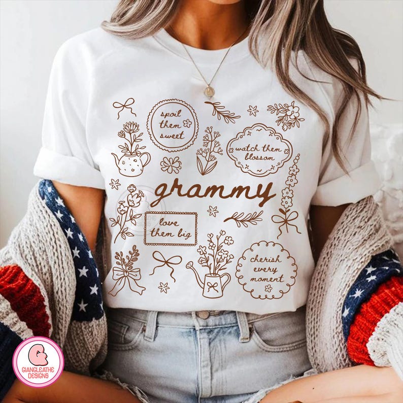 Cottagecore Floral Mamaw 8 Png Bundle, Mama Png, Retro Mama png, Floral Mama png, Grammy Mamaw, Nana, Honey, Auntie Floral Cottagecore Png image 5