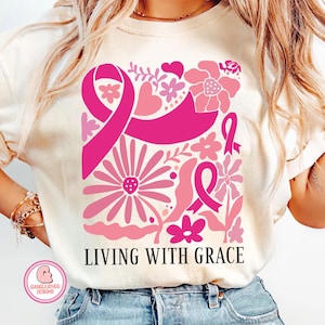 Leben mit Anmut png,Pink Schleife png, Im Oktober tragen wir Pink png,fight like a queen png,Brustkrebs png,rosa floral Krebs png,Krebs