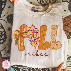 Fall vibes Png, Cozy Season png, Faux Embroidery Png, fall png, Lace Design png,  autumn png, retro fall png, Fall design, Fall Autumn Shirt