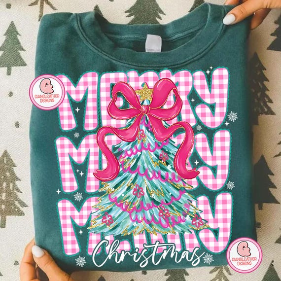 Pink Coquette Christmas png, Checkered Christmas Tree, Tis The Season png, Preppy Christmas Png,Checkered Red Plaid Png, Retro christmas png