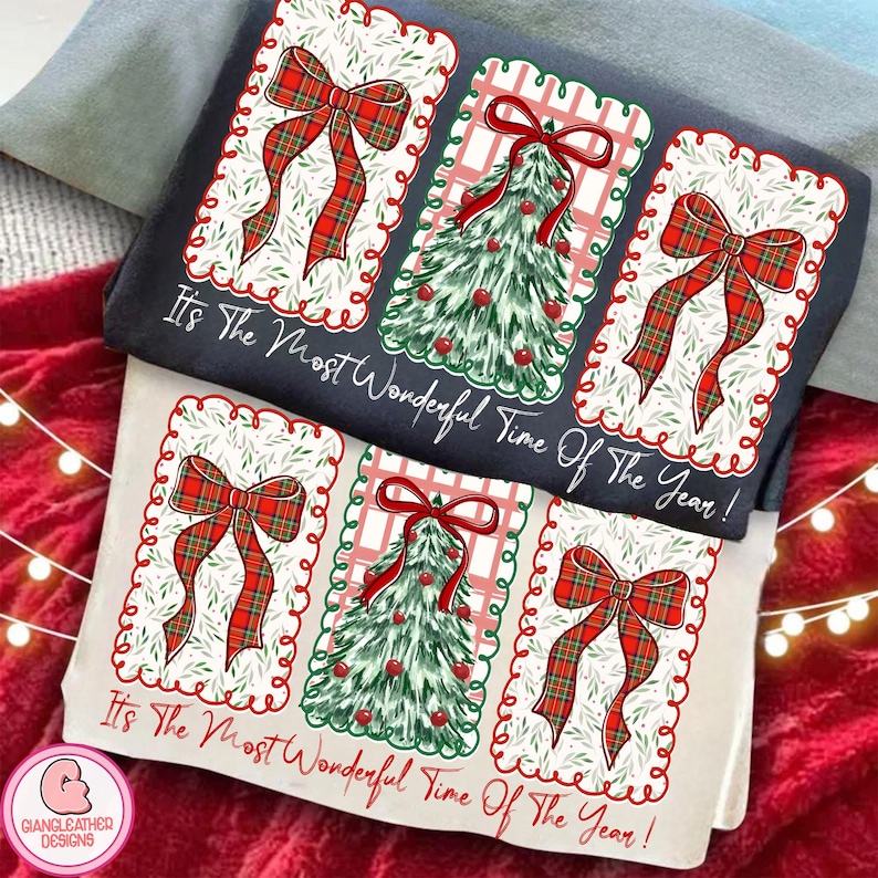 Coquette Christmas Checkered Red Plaid png, Christmas Png, Preppy christmas png, Christmas png, Retro Christmas png, Christmas Doodle Png image 1