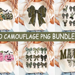 Camo Bow Png bundle,Camouflage Old Camo Bow png,camo Coquette Bow PNG,duck hunting png,Camo Coquette bow,old school camo png,halloween png