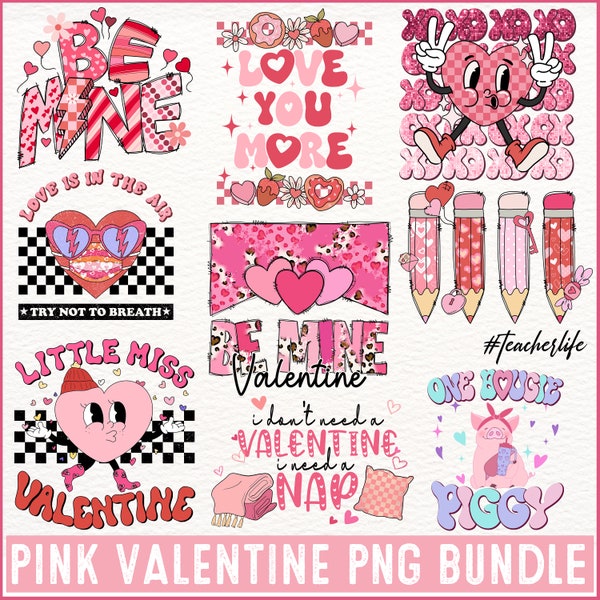 Funny valentine png bundle,little miss valentine png,XOXO png,valentine pencils png,one loved bougie png,be mine png,anti valentine png