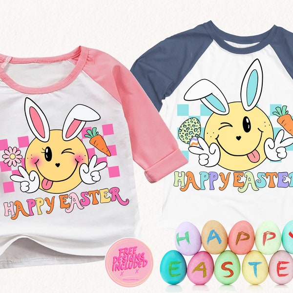 Happy easter png,matching easter for kids,smiley face bunny png,bunny for girls png,bunny for boys png,easter bunny png,retro easter png