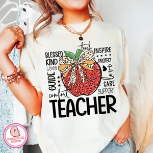 Teacher Apple Coquette png,back to school png,Teacher Png,teacher appreciation PNG,Retro Teacher png,leopard coquette png,apple teacher png