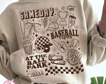 Vintage Baseball png, Game Day png, baseball doodles png, Baseball Season Png, Baseball coquette Png, Checkerd Baseball Png,At The Ball Park
