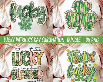 Glitter lucky shamrock coquette png, lucky png, brushstroke lucky png, patricks day png, glitter patrick png, retro patrick Png, Irish Day