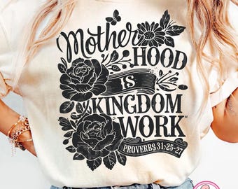Mamá cristiana png, La maternidad es el trabajo del reino png, maternidad png, Mamá cristiana retro png, Cristiano png, Día de la madre png, versículo bíblico png
