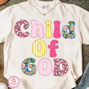 Child of God Kids Tshirt PNG, Christian Shirts For Boys, Biblical Toddler Tee Design, Kids Jesus Png, Christian png, Jesus, Bible Verse PNG