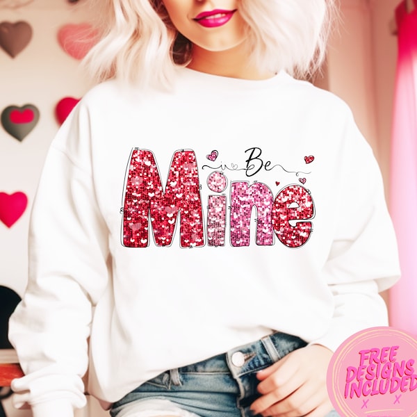 Be mine png,glitter be mine png,glitter sequin disco ball be mine,valentine doodles png,glitter valentine png, valentine png sublimation