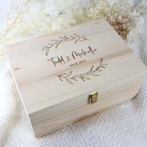 Souhaits de mariage en bois | Puits à souhaits en bois | Souhaiter du bien | Puits à souhaits personnalisé | Décoration de mariage | Boîte à souhaits