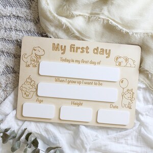 First Day Sign | First Day of School Sign | First Day of School Board | First Day Board | First Day Sign | My First Day