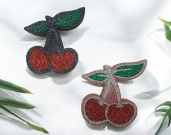 Glitter Cherry Car Freshie: Scented Air Freshener