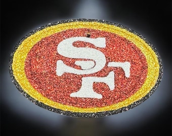 San Francisco 49ers Freshie: Football Car Air Freshener, Game Day Car Charm, Sports Gift