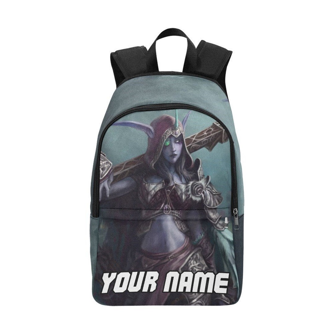 World of Warcraft Backpack Sylvanas Wow Custom School Bag Etsy