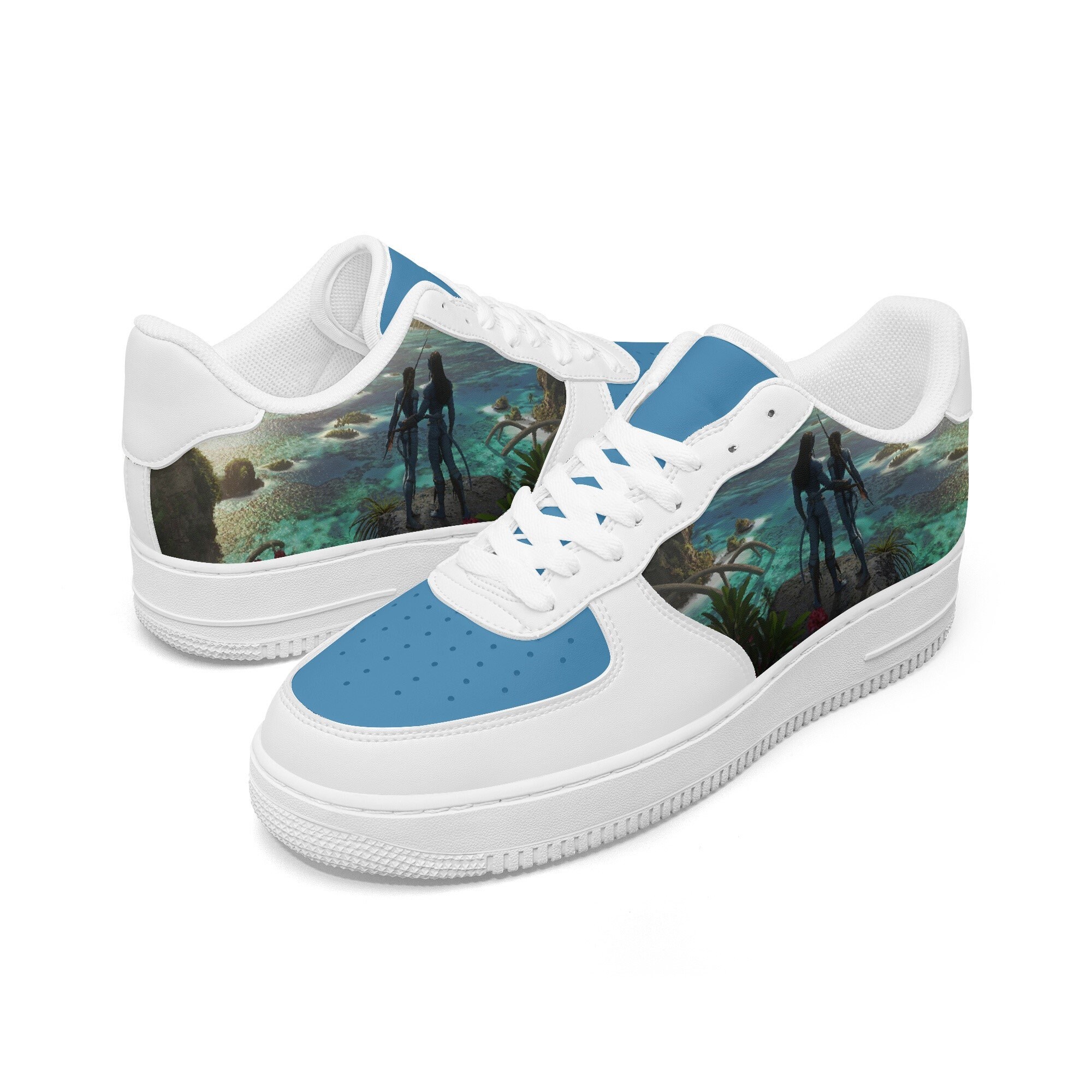 Avatar Shoes the Way of Water Sneakers Leather Low Tops for - Etsy
