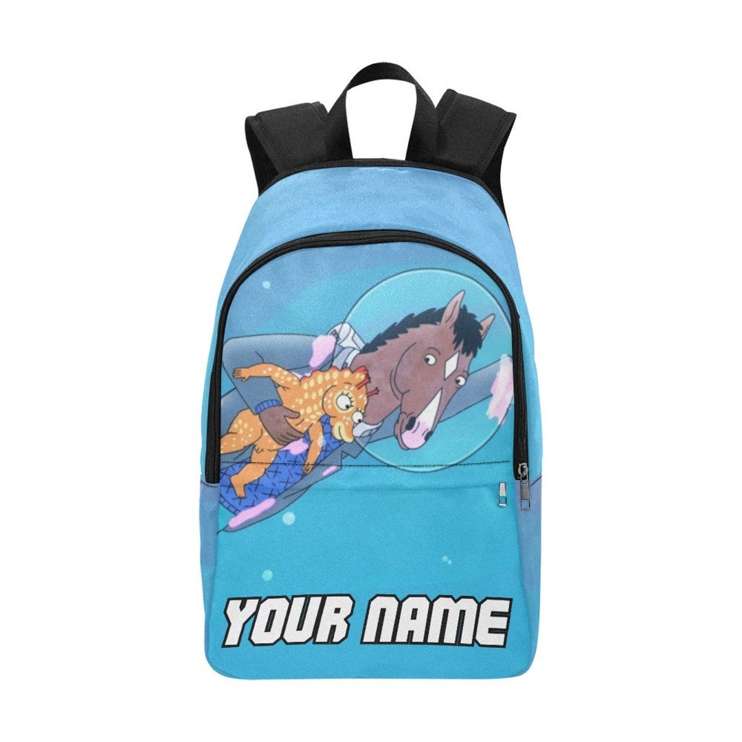 Bojack Horseman Backpack Custom School Bag With Name. Etsy