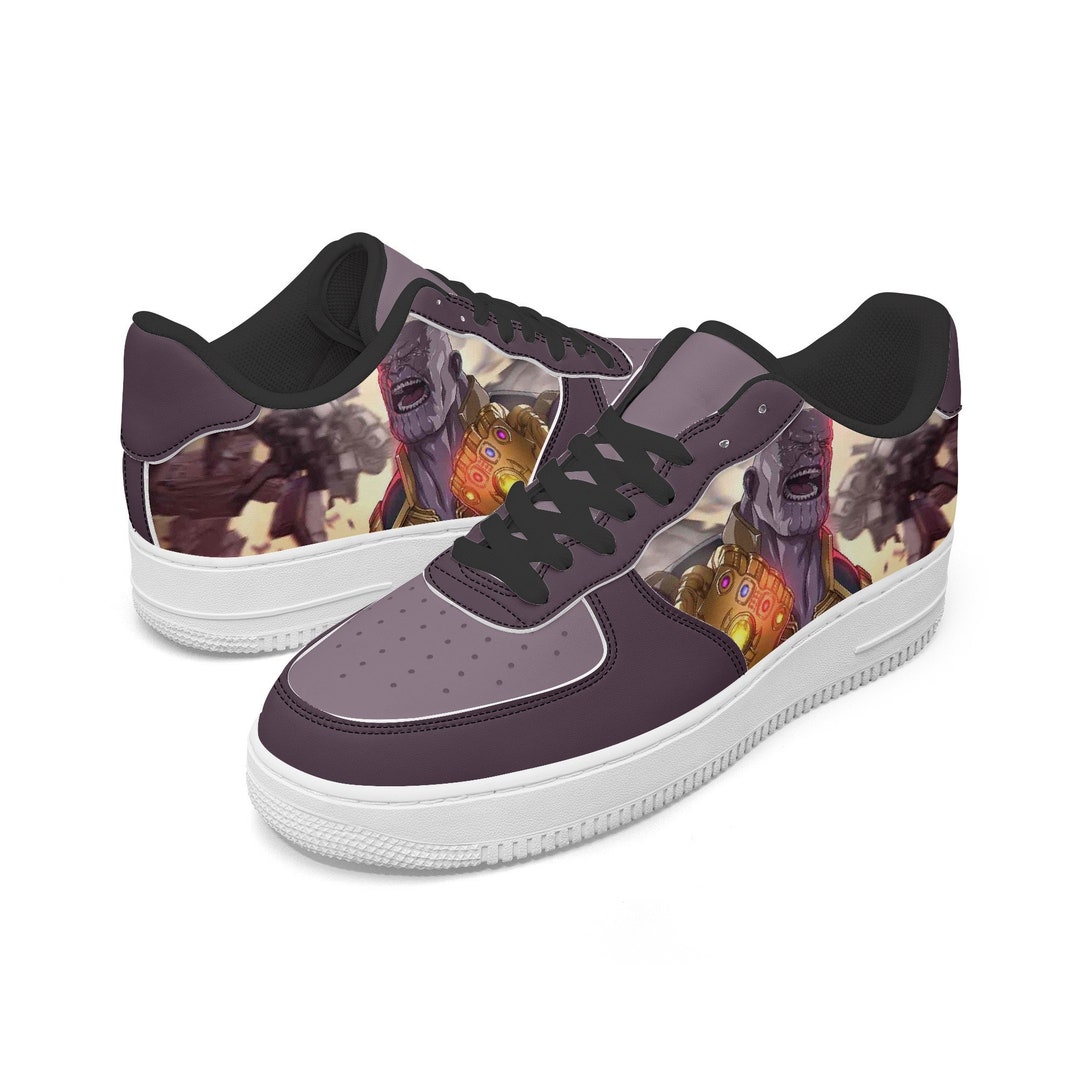 Avengers End Game Shoes Thanos Sneakers Leather Low Tops for - Etsy