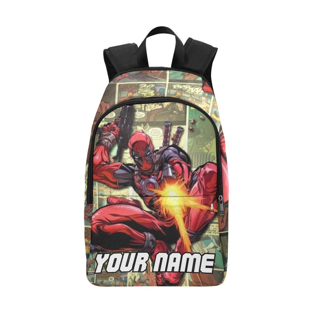 IUGA Red Polyester Deadpool Bagpack Daypack School Bag Casual Backpack for  Boys and Girls