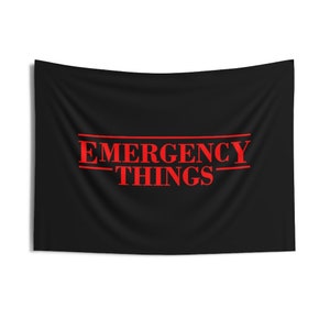 Emergency Things | Indoor Wall Tapestries-Horizontal and Vertical | Emergency Management Gifts