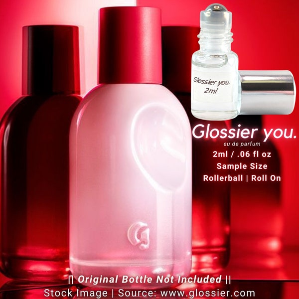 Glossier you Eu de Parfum Fragrance SAMPLE 2ml Rollerball Glass Bottle Travel Tester