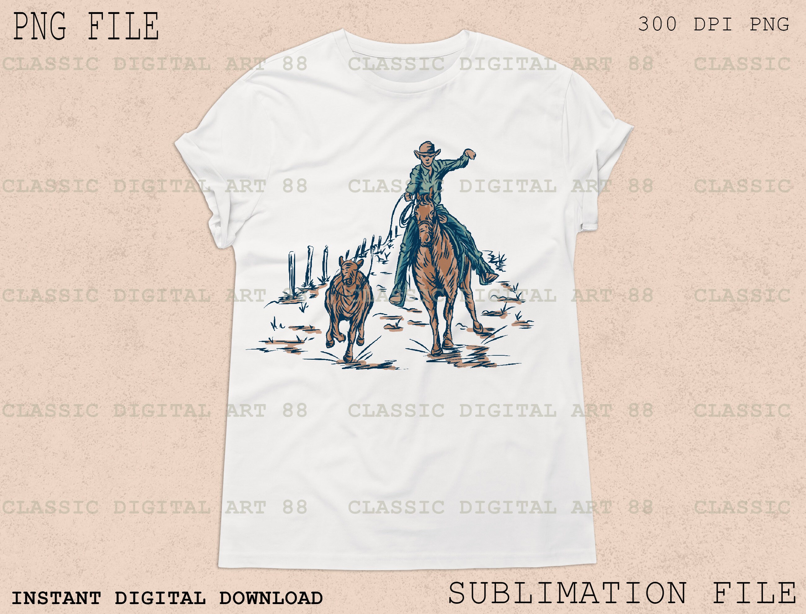 Western Graphics Raicng Western Cowboy Rodeo PNG, Retro Cowboy, Western Sublimation, Western ...