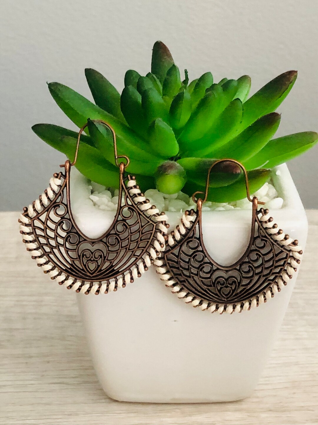 Unique Boho Drop Earring/boho Earring Dangle/fan Earrings/bohemian