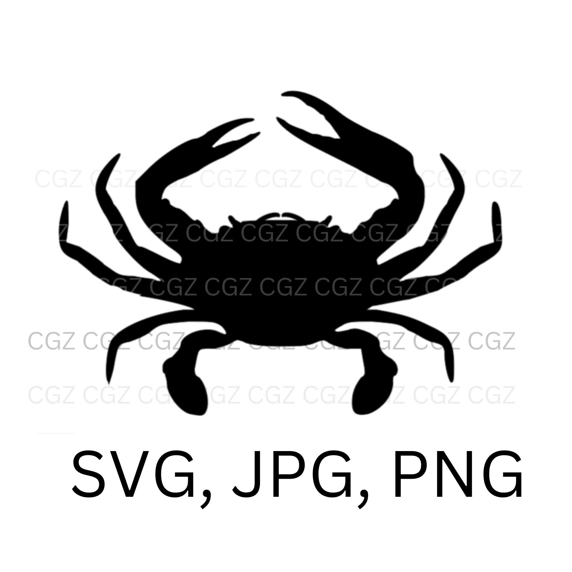 Crab Svg/blue Crab Svg/crab Png/crab Instant Download/crab Etsy