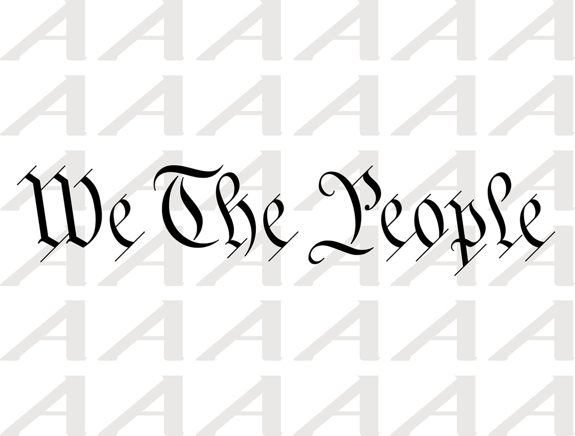 We the People United States Constitution Cricut Silhouette - Etsy