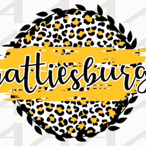 Saturdays in Hattiesburg - State of Mississippi - Southern College Football - Hattiesburg Proud - Ladies Tee - Instant Download PNG & PDF