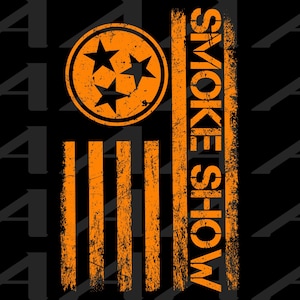 Tennessee Smoke Show - vlag staat Tennessee - Knoxville Proud - noodlijdende vlag - Knoxville, TN - Instant download SVG, png en pdf