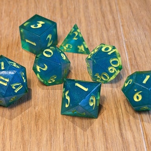 Dnd Sharp Edge Dice Mold Various D6 and D4 Shapes Available 