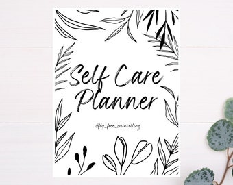Self Care Planner Bundle, Mental Health Journal (Digital Download)