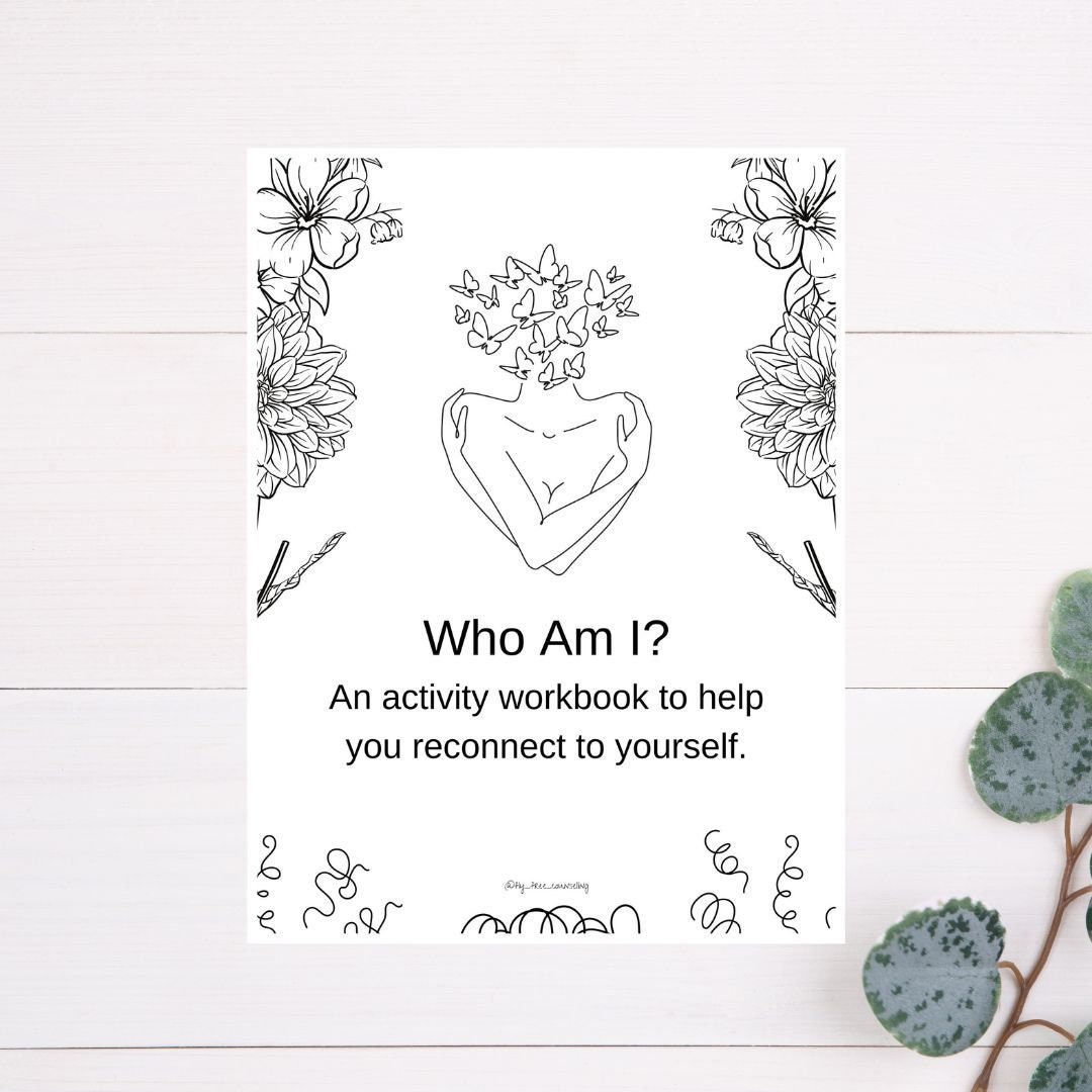 Who Am I? Personal Development Worksheets // Self Awareness, Anxiety ...