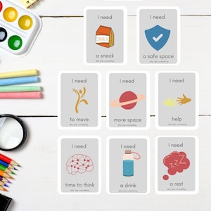 Lot de cartes de communication visuelle // école, communication visuelle, non verbal, soutien en classe, SEND, autisme, conseiller scolaire, Fly Free