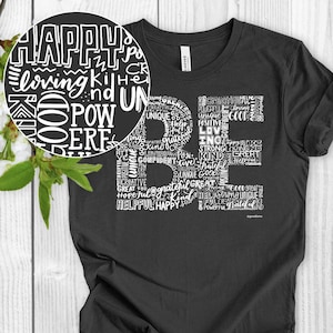 Be Positive Shirt, Positive Quotes Shirt, Positive Vibes, Positive Words Motivational Shirt, Gift for Teacher, Inspirational Tee Happy Vibes