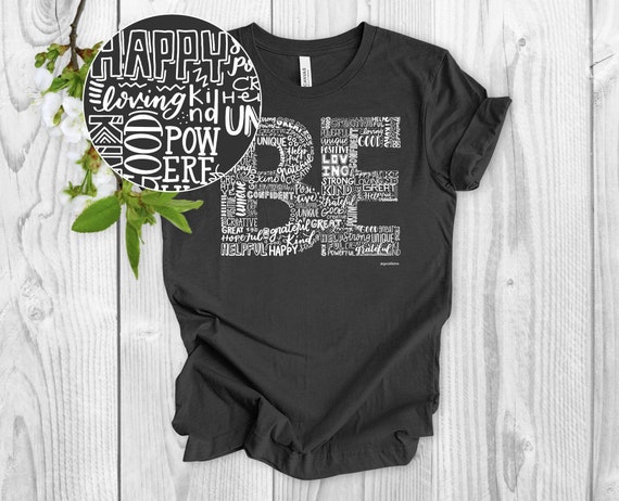 Be Positive Shirt, Positive Quotes Shirt, Positive Vibes, Positive Words Motivational Shirt, Gift for Teacher, Inspirational Tee Happy Vibes