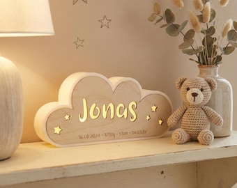 Geschenk zur Geburt - Nachtlicht / Schlummerlicht für Baby