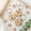 Schlüsselanhänger personalisiert aus Holz product logo