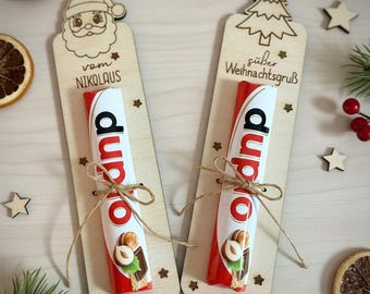 Weihnachtsgeschenk, Geschenkanhänger, Nikolausgeschenk, Mitbringsel personalisierbar / OHNE DUPLO!!!