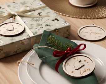 Personalisierte Weihnachtskugel, Geschenkanhänger, Weihnachtsgeschenk