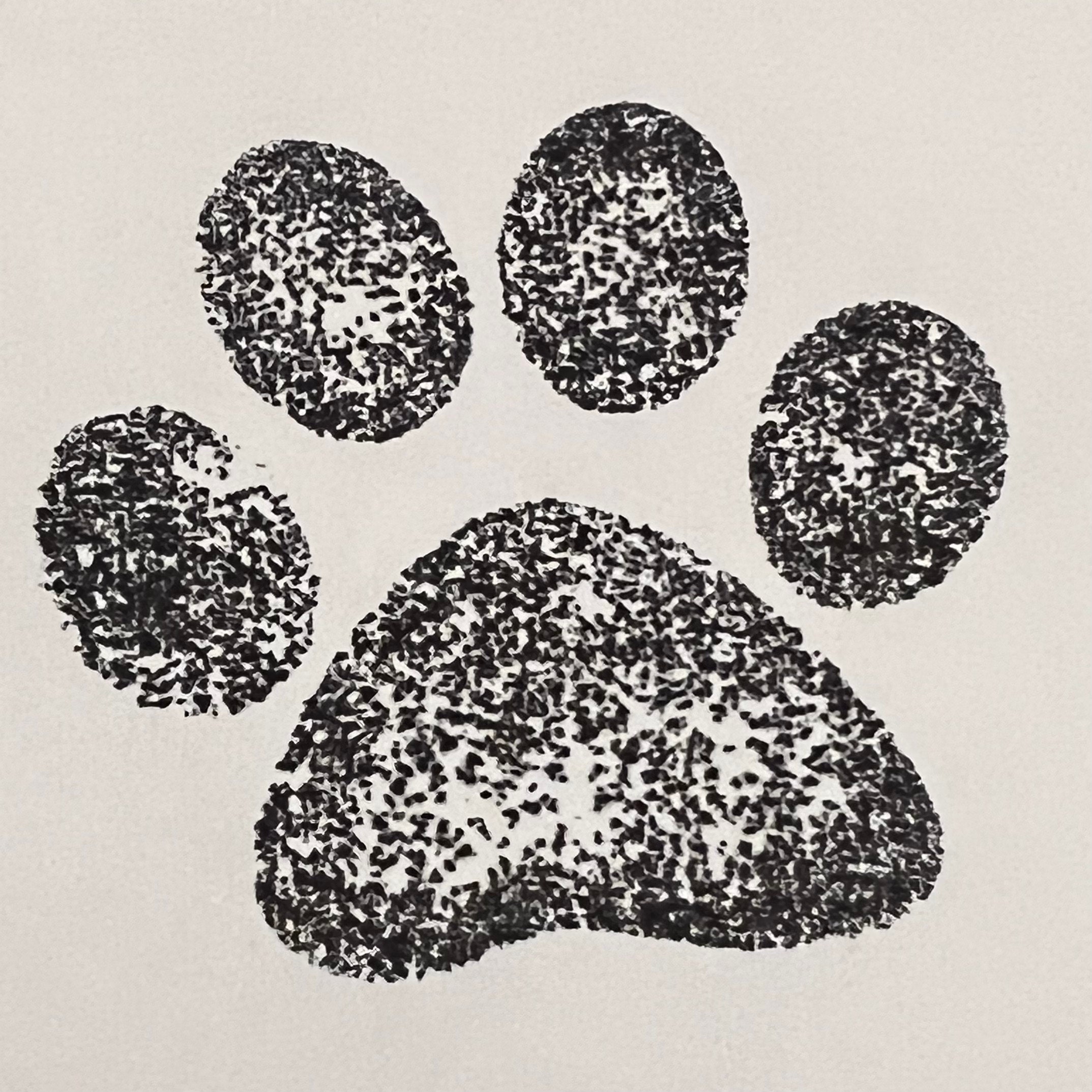 Dog Paw Ink Stamp Etsy