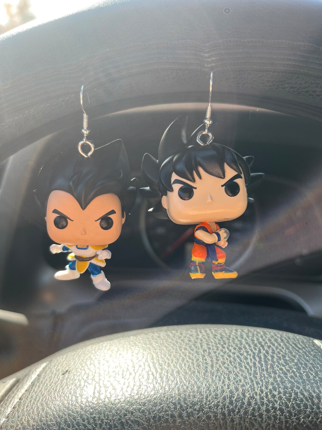 Goku and Vegeta Earring Set Etsy