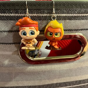 Hercules and Hades Disney Doorables earrings