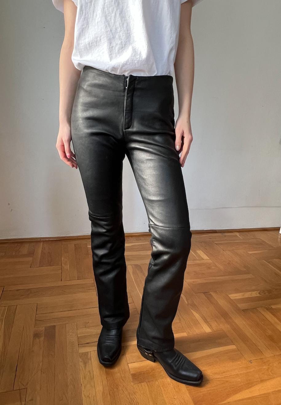 Guess Leather Pants - Etsy