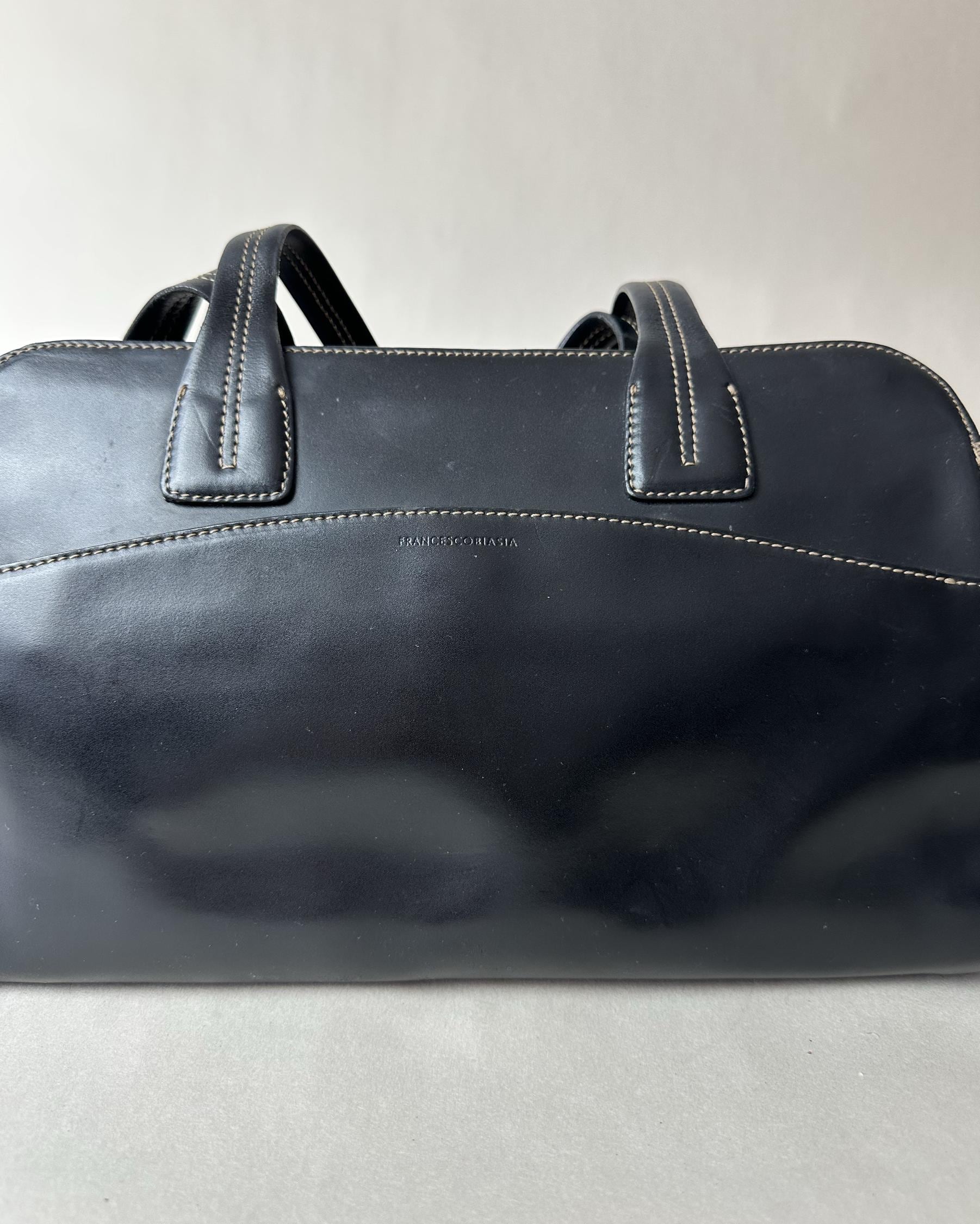 Cool 90s Y2K Francesco Biasia Italian Leather Shoulder Bag - Etsy