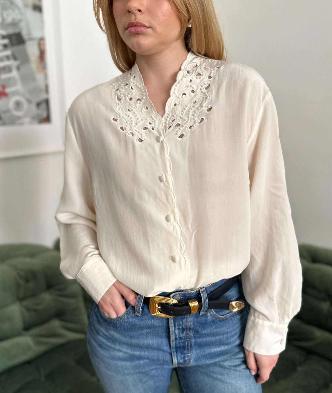 Camicetta Bianca Donna GRACE KARIN Camicetta Donna Estiva In